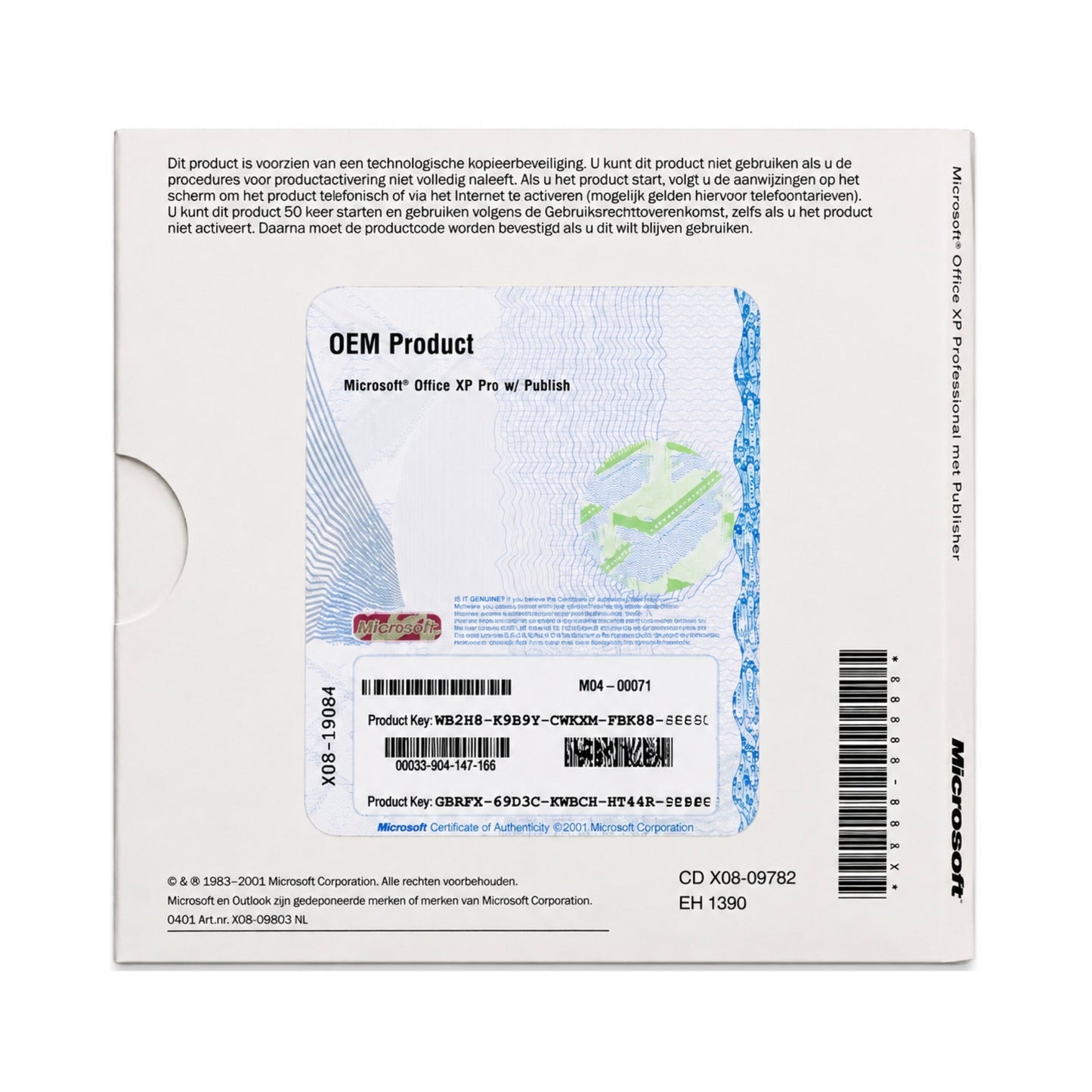 Microsoft Office XP Professional 2002 OEM | Nieuw