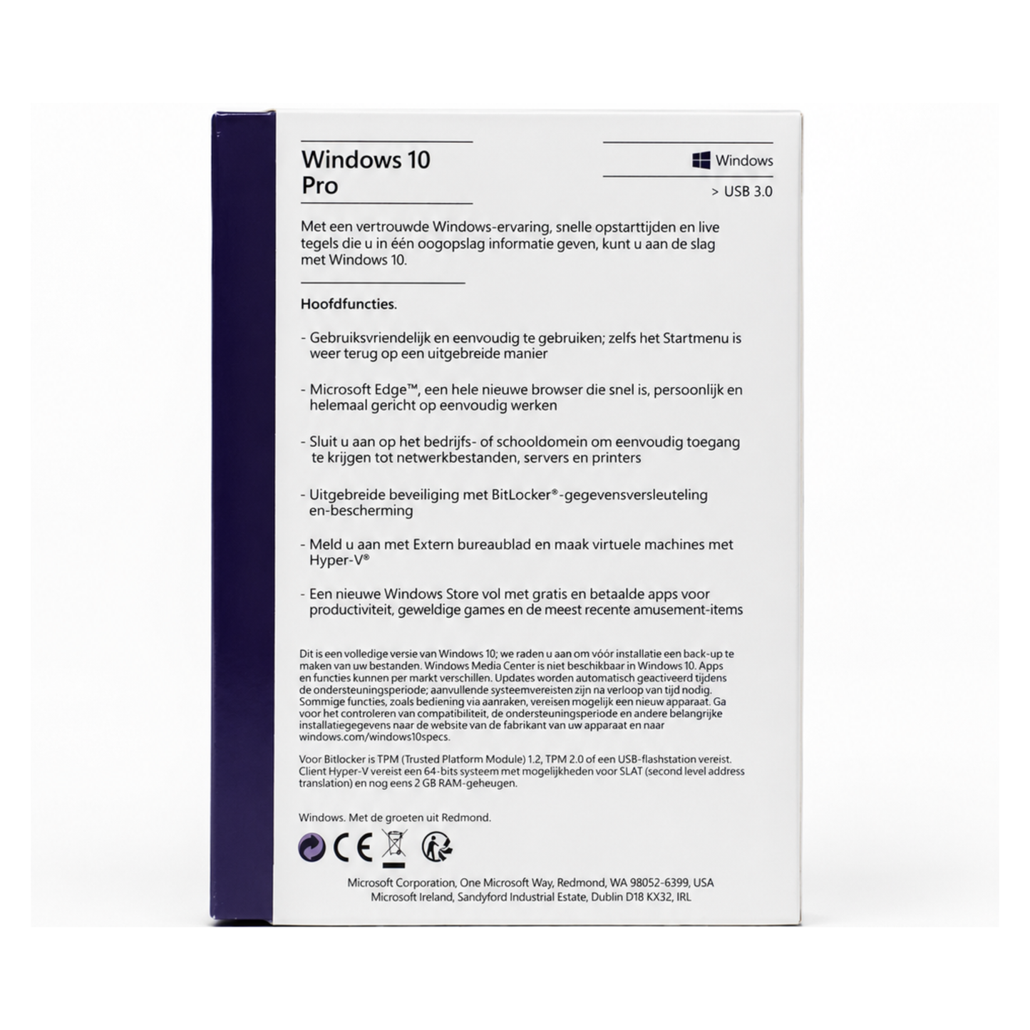 Microsoft Windows 10 Pro Full Version Retail USB | Nieuw & Geseald