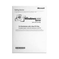 Microsoft Windows 2000 Server OEM DVD nieuw en geseald met originele licentie voor Windows server