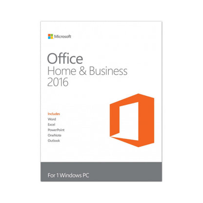 Microsoft Office Home & Business 2016 Retail – voorkant verpakking