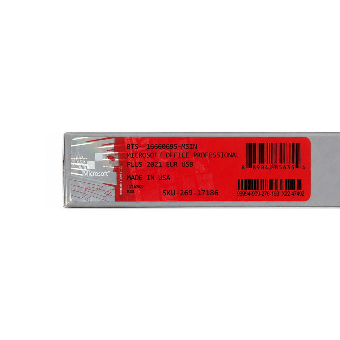 Microsoft Office Professional Plus 2021 Retail USB verpakking met barcode