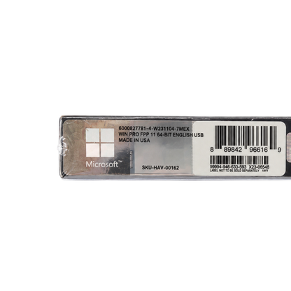 Microsoft Windows 11 Pro Retail USB verpakking met barcode