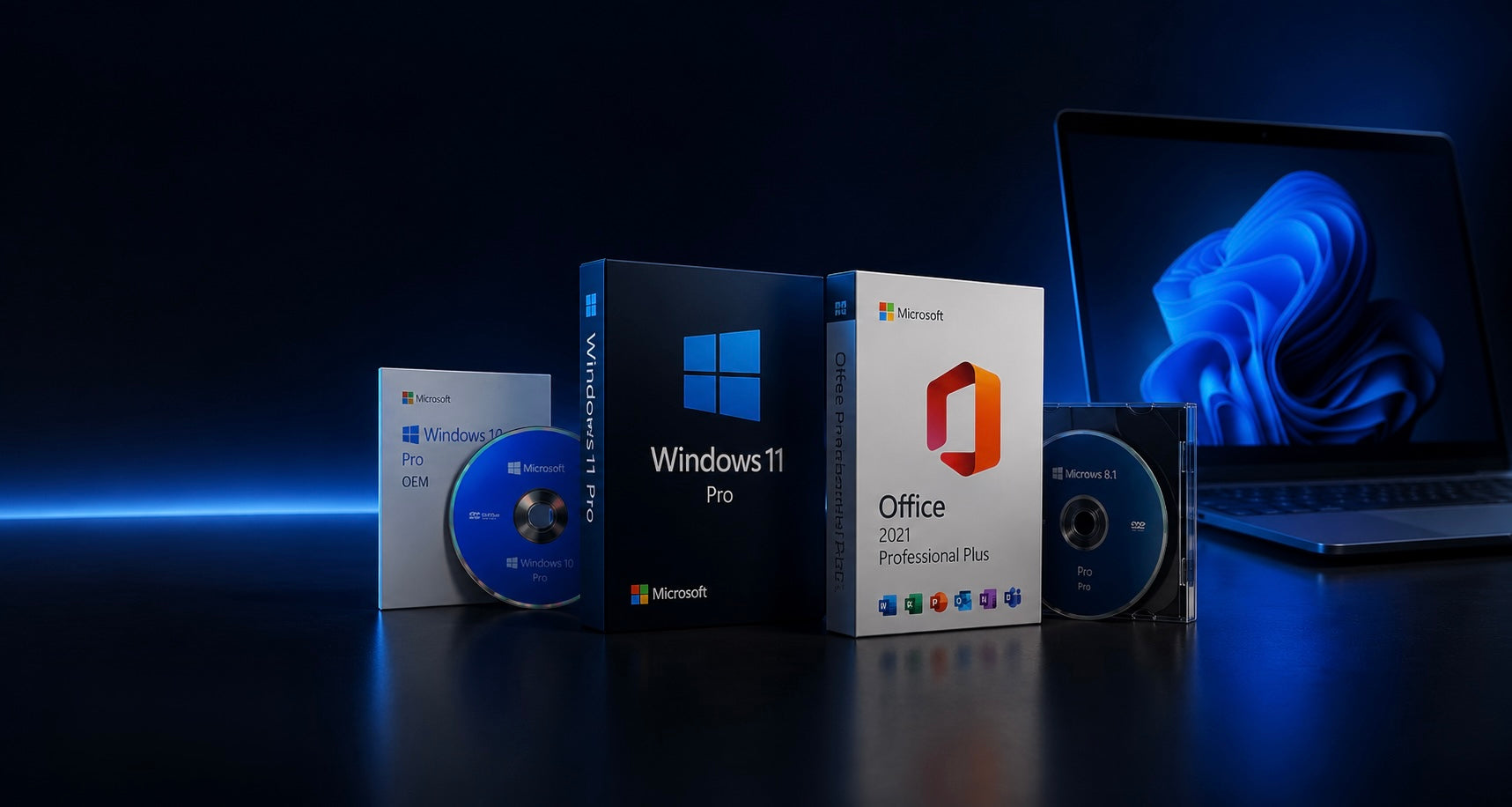 Windows en Office software voor thuis en zakelijk gebruik