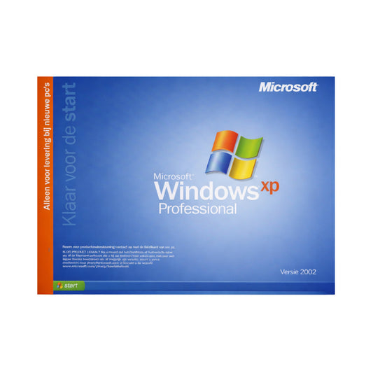Microsoft Windows XP Professional OEM CD – hoofdafbeelding van de verpakking